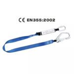 CE EN355 Energy Absorber Safety Lanyard with 1 Forced Large Hook ARL-HN36