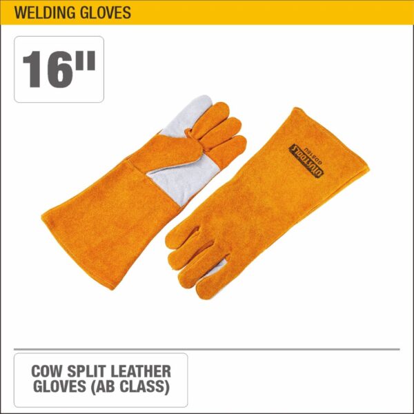 Cow Split Leather Welding Gloves (AB Class) Model ARL-GDS16U