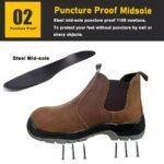 Wild Horse Leather Safety Shoes ARL-TM033