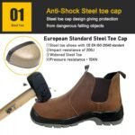 Wild Horse Leather Safety Shoes ARL-TM033