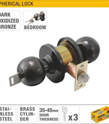 Dark Oxidized Bronze Spherical Lock Model ARL-CH587BN