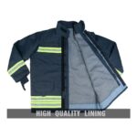 EN469 Standard NOMEX Fire Fighting Suit with Reflective Tape ARL-HSFS-003