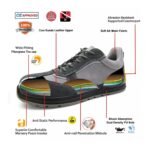 Fiberglass Toe Anti-Piercing Suede Safety Shoes for Men ARL-TM2011