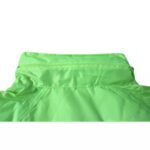 Fluorescent Green 170T Polyester Fabric PVC Coated Men Raincoat Waterproof ARL-RT34