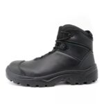 Genuine Leather Fiberglass Toe Safety Shoes Black ARL-TM3339