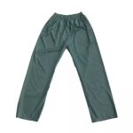 Green Two Pieces Water Proof Rain Wear Polyester PVC Coating Men Rain Suit ARL-5128