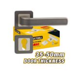 Grey Double Cylinder Lever Handle Lock Model ARL-CH69TH