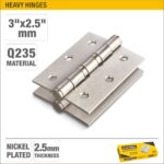 Heavy Hinges (Antique Brass Finish, Q235 Steel) ARL-BI325SN