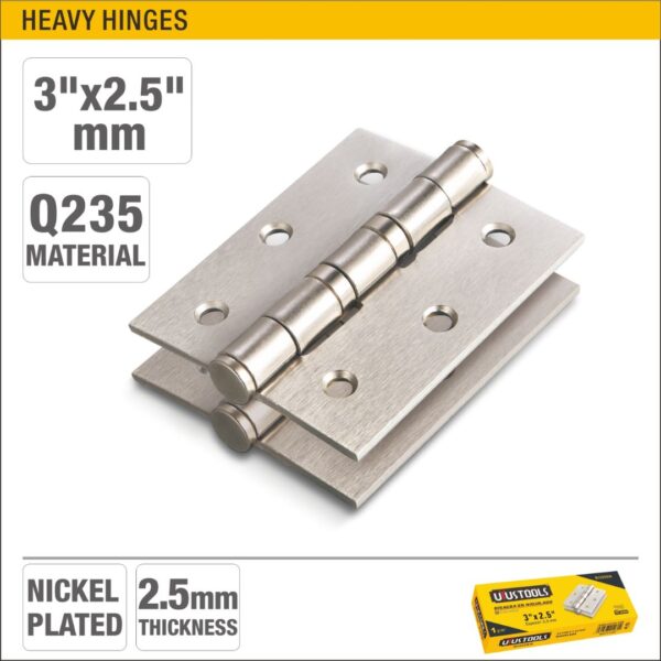 Heavy Hinges (Antique Brass Finish, Q235 Steel) ARL-BI325SN