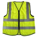 Hi-vis Safety Reflective Vest with Pockets for Men ARL-RV05