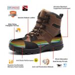 High Quality Fiberglass Toe Puncture Proof Safety Boots ARL-TM3311