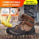 High Quality Fiberglass Toe Puncture Proof Safety Boots ARL-TM3311