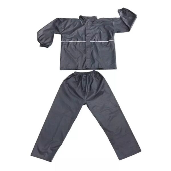 High Visibility Reflective Stripe Waterproof Rainsuit Nylon PU Coating Raincoat ARL-NY-01