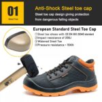 Leather Mining Safety Shoes ARL-TM3301