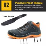 Leather Mining Safety Shoes ARL-TM3301