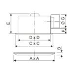 Metal Duct Ventilation Fan Metal Box