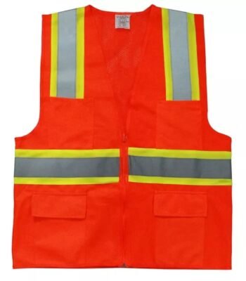 Multi Pockets Polyester Hi-vis Reflective Safety Vest ARL-RV15