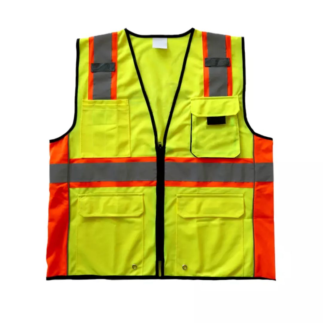 Multiple Pockets Hi-vis Reflective Safety Vest for Workers Model ARL-RV32