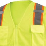 Multiple Pockets High Visibility Reflective Mesh Safety Vest ARL-RV37