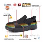 New Anti-slip Fiberglass Toe Safety Shoes without Laces ARL-TM2022