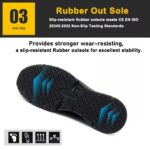 New Anti-slip Fiberglass Toe Safety Shoes without Laces ARL-TM2022