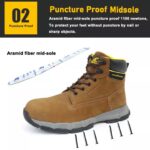 Nubuck Leather Comfortable Safety Work Boots ARL-TM183