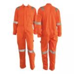 Orange 100% Cotton High Visibility Reflective Fire Retardant Coveralls ARL-UM25