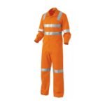 Orange High Visibility Reflective Safety Flame Retardant Coverall Garments ARL-OV23-1
