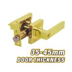 Polished Brass Lever Handle Lock Model ARL-CH8807PB