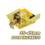Polished Brass Lever Handle Lock Model ARL-CH8807PB