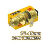 Polished Brass Spherical Lock Model ARL-CH587PB
