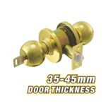 Polished Brass Spherical Lock Model ARL-CH587PB