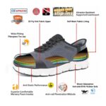 Slip-ins Anti-skid Sport Safety Shoes with Fiberglass Toe ARL-TM2023