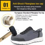 Slip-ins Anti-skid Sport Safety Shoes with Fiberglass Toe ARL-TM2023