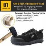 Slip-ins Fiberglass Toe Sneakers Safety Shoes 2025 ARL-TM2024
