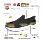 Slip-ins Lightweight Safety Shoes with Fiberglass Toe ARL-TM2025