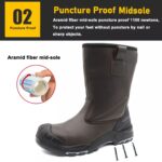 Steel Industry Welding Safety Boots with Fiberglass Toe ARL-TM186