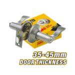 Steel Stainless Lever Handle Lock for Bedroom Doors (35-45mm Thickness) Model ARL-CH1863SS