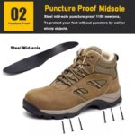 Steel Toe Anti Puncture Hiking Safety Shoes for Men ARL-TM3297