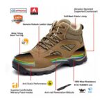 Steel Toe Anti Puncture Hiking Safety Shoes for Men ARL-TM3297