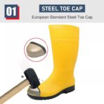 Steel Toe Anti Puncture S5 PVC Safety Rain Boots Waterproof ARL-GB38
