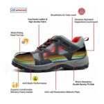 Steel Toe Anti Puncture Suede Safety Shoes ARL-TM3307