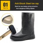 Steel Toe Anti Puncture Winter Welding Safety Boots ARL-TM3300