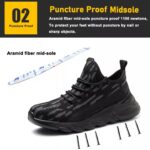 Steel Toe Anti Puncture Women's Sport Safety Shoes ARL-TM3266