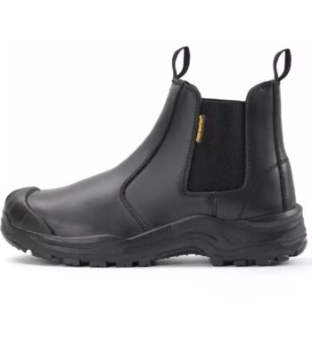 Steel Toe Puncture Proof Anti Static Safety Shoes Leather without Laces ARL-TM3325