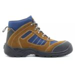 Steel Toe Steel Mid-sole Suede Safety Shoes Brown ARL-TM219-A