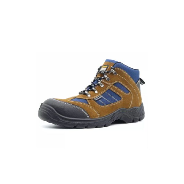 Steel Toe Steel Mid-sole Suede Safety Shoes Brown ARL-TM219-A