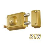 Totally Armored Zinc Alloy Rim Lock Model ARL-CDP316CP