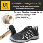 Twist Lock System Safety Security Shoes for Men ARL-TM2007