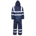 Waterproof Navy Blue Reflective Rain Suit Workwear ARL-5220